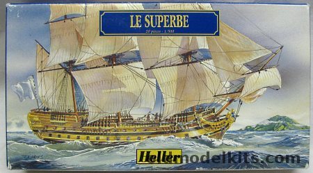Heller 1/500 Le Superbe, 80127 plastic model kit